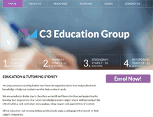 Tablet Screenshot of c3educationgroup.com